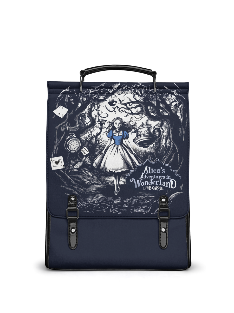 "Down the Rabbit Hole" Leather Backpack