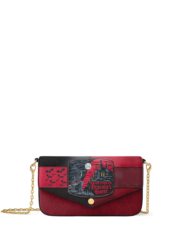 "Dracula's Guest" Envelope Chain Crossbody Bag
