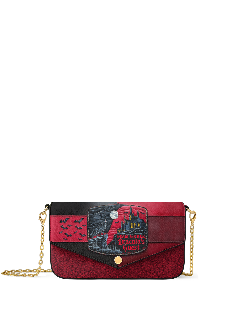 "Dracula's Guest" Envelope Chain Crossbody Bag