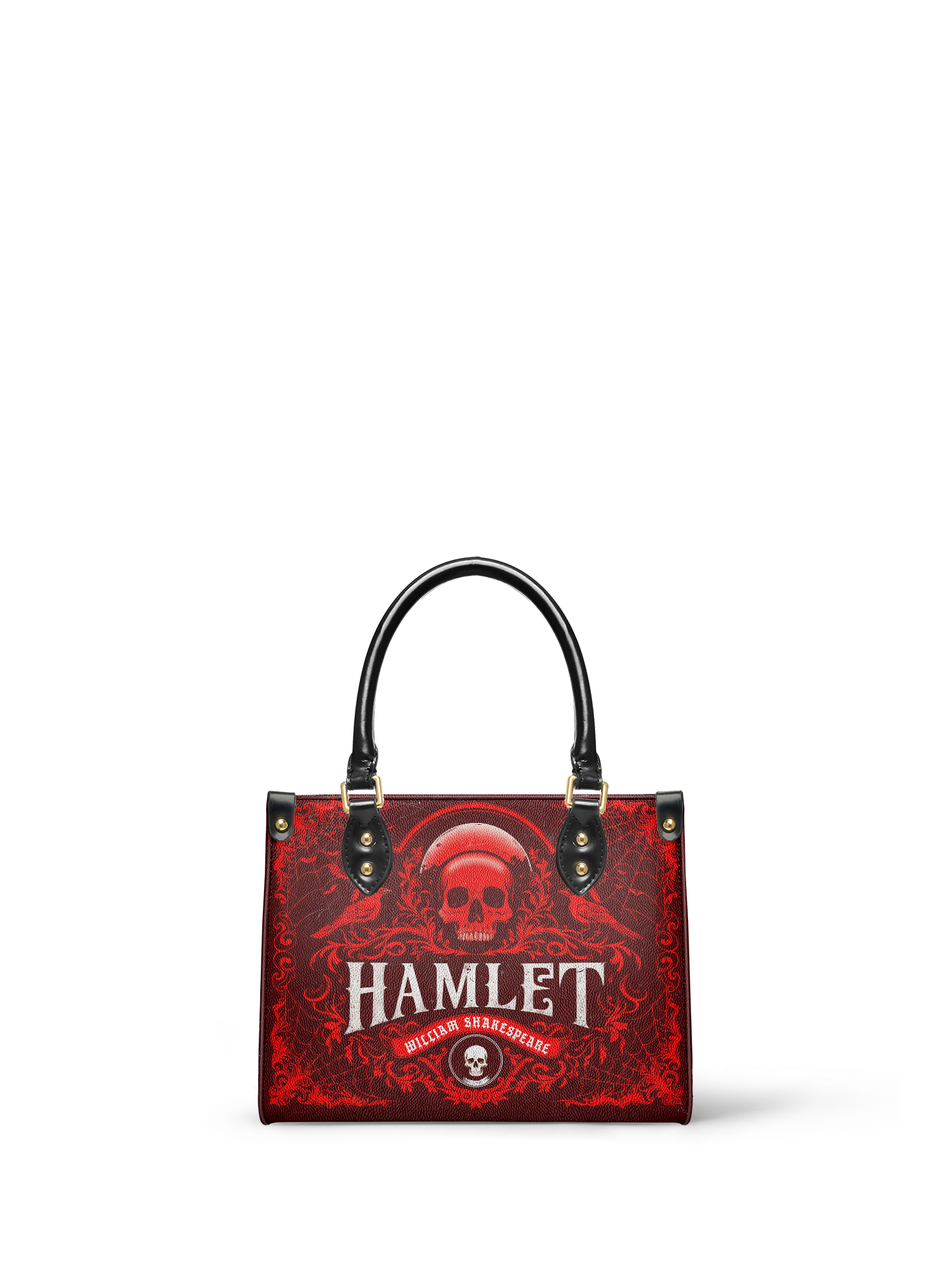 "Hamlet" The Red Room Small Leather Handbag