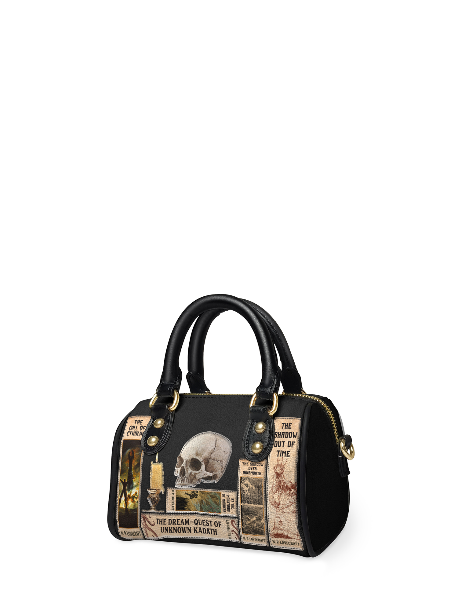"Lovecraftian" Black Mini Satchel