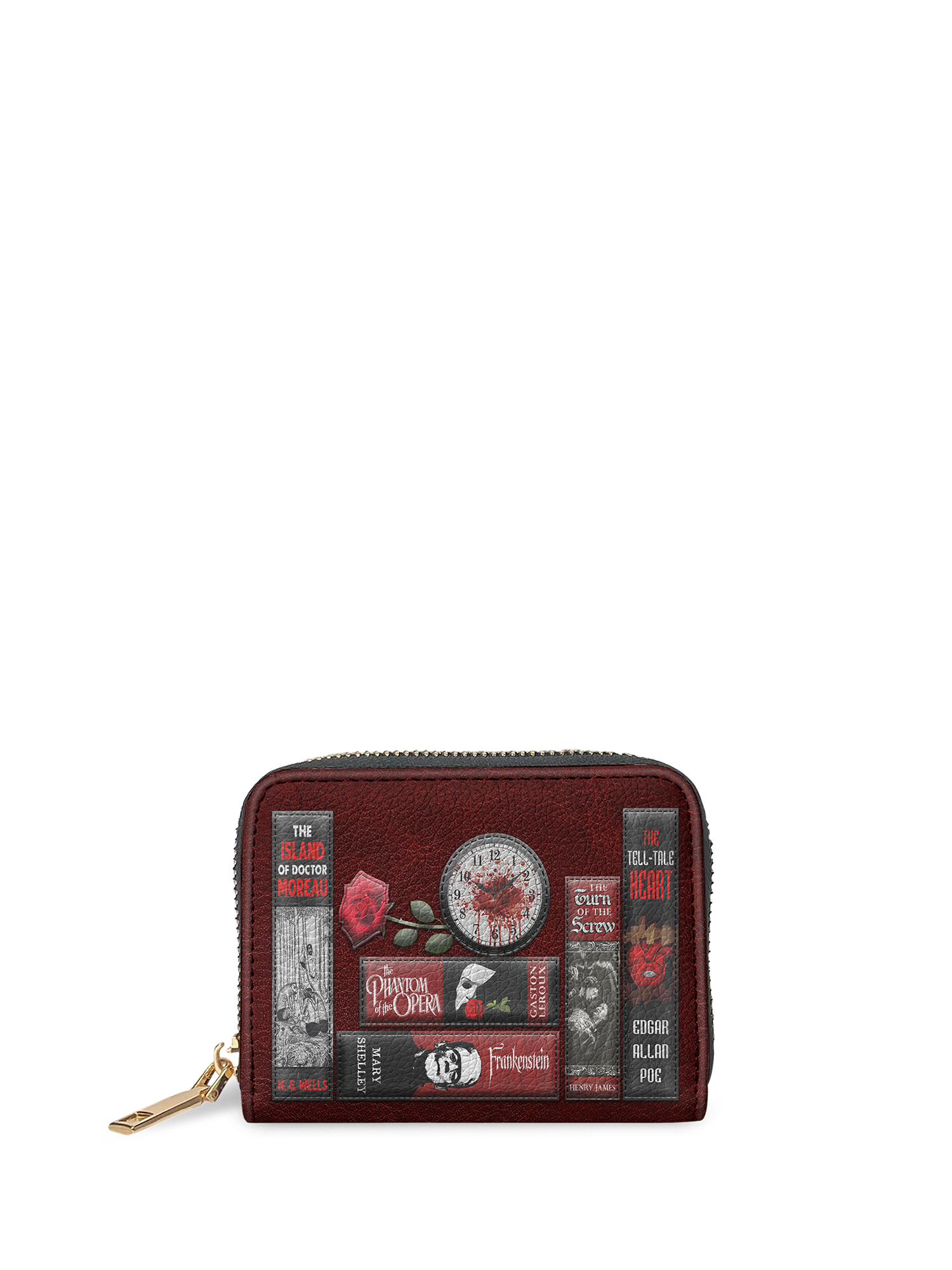 "The Crimson Codex" Mini Wallet