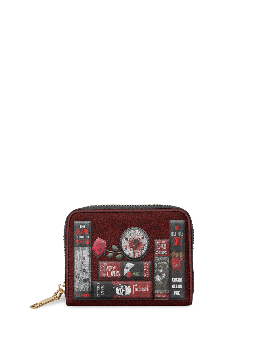 "The Crimson Codex" Mini Wallet