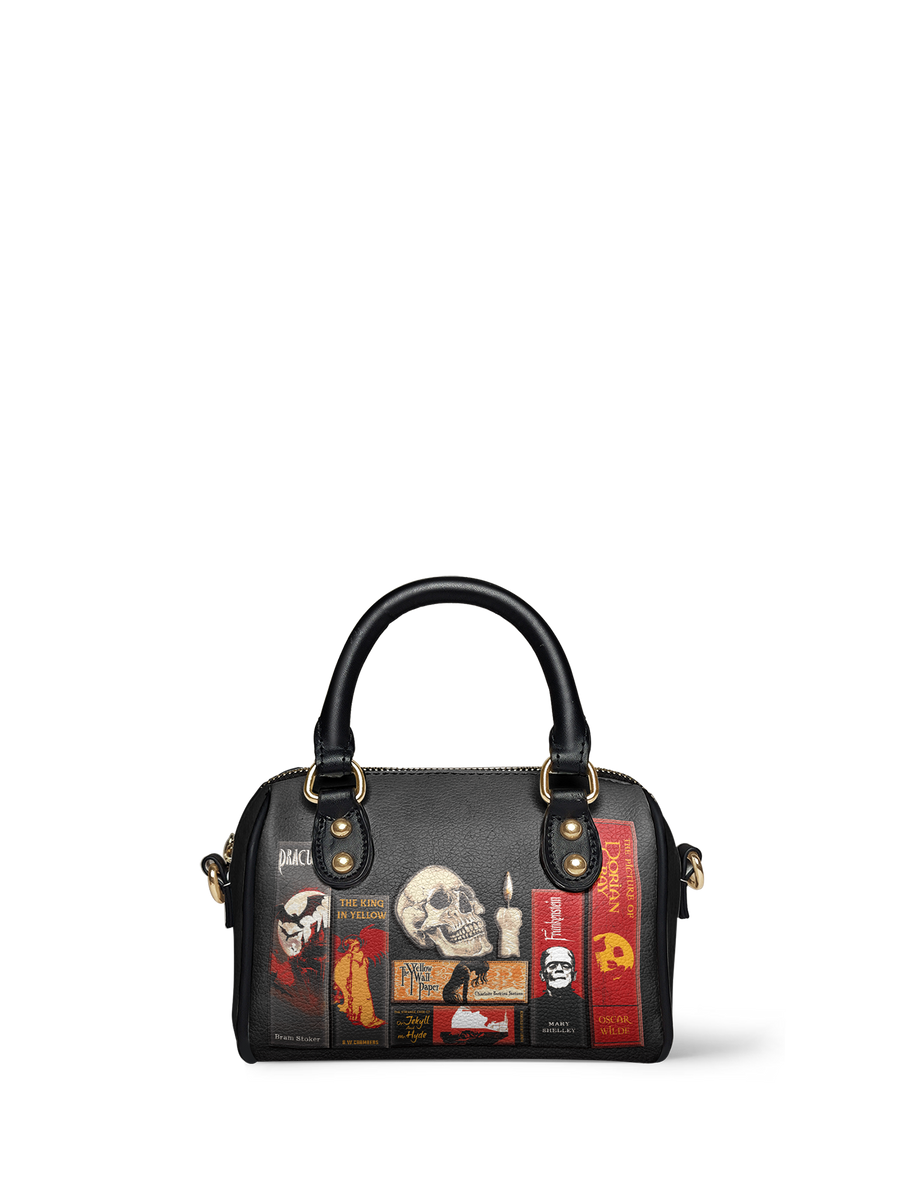 "The Codex of Gothic Tales" Deadlight Black Mini Satchel