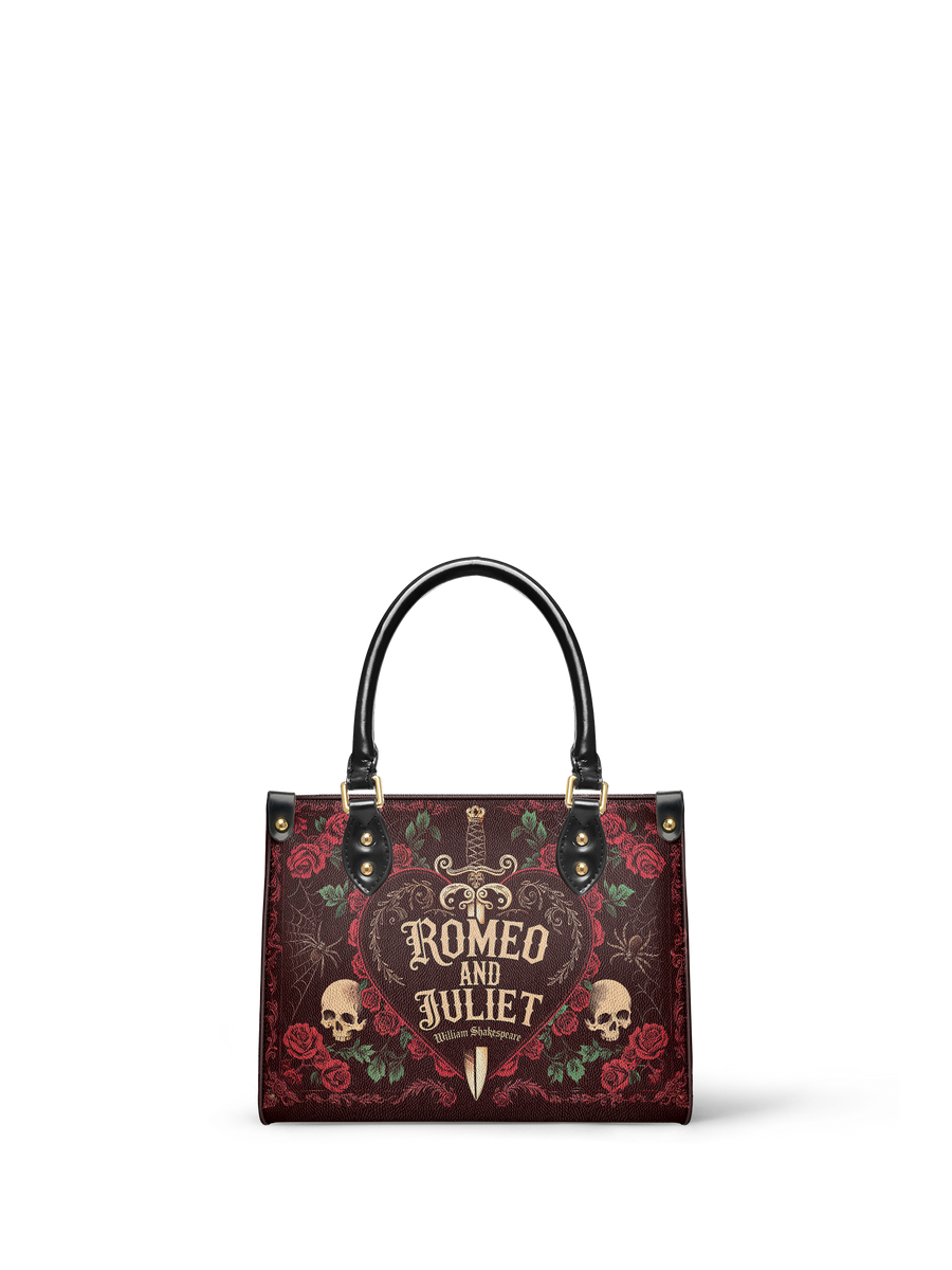 "Romeo And Juliet" Poison Rose Small Leather Handbag