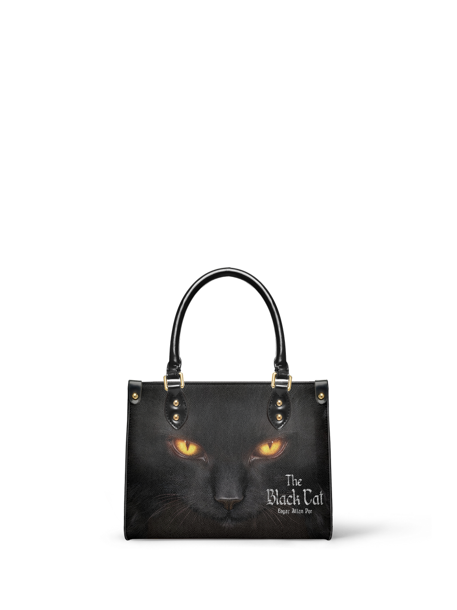 "The Black Cat" Small Leather Handbag