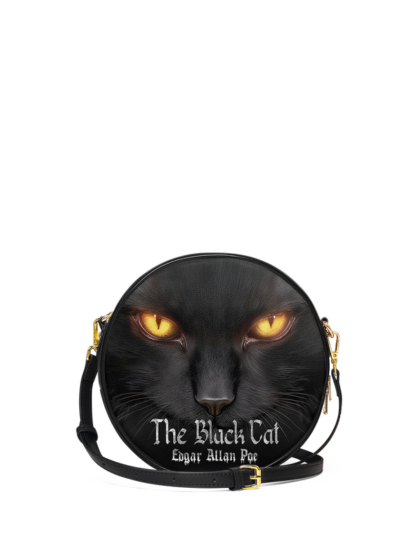 "The Black Cat" Circle Crossbody Bag