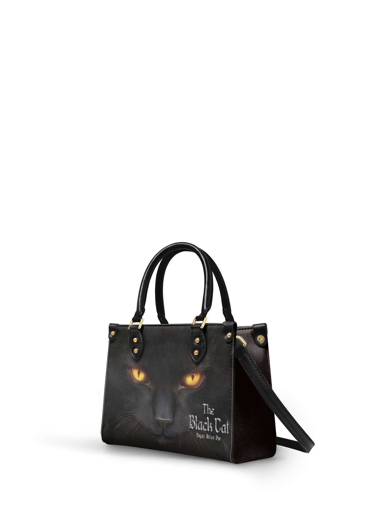 "The Black Cat" Small Leather Handbag