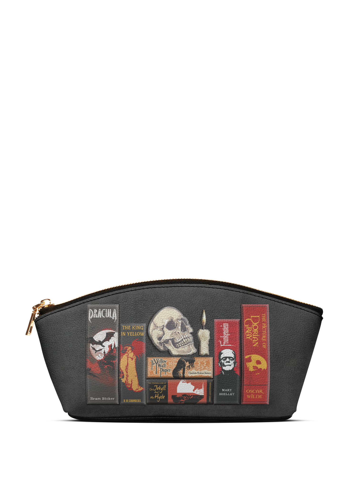 "The Codex of Gothic Tales" Deadlight Black Eclipse Makeup Bag