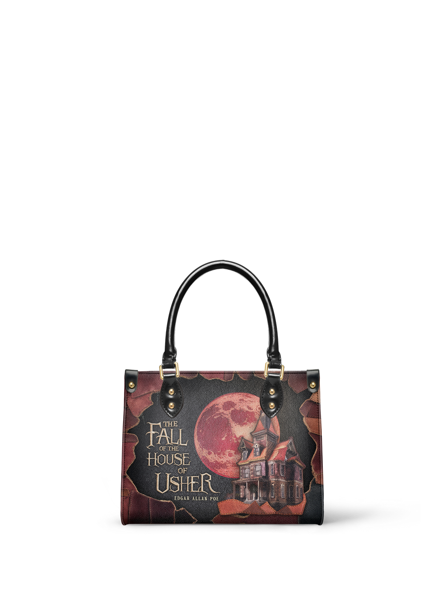 "The Fall Of The House Of Usher" Small Leather Handbag