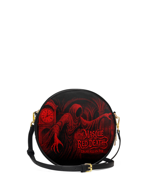 "The Masque Of The Red Death" Circle Crossbody Bag