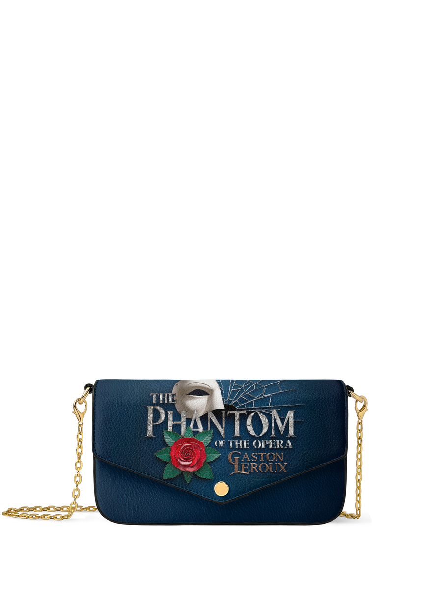 "The Phantom Of The Opera" Envelope Chain Crossbody Bag