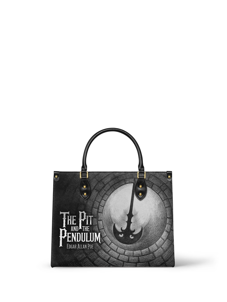 "The Pit And The Pendulum" Leather Handbag