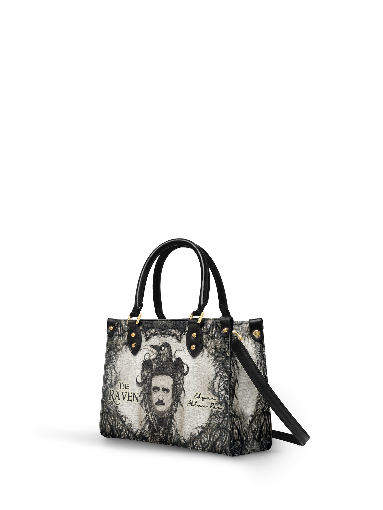 "The Raven" Small Leather Handbag