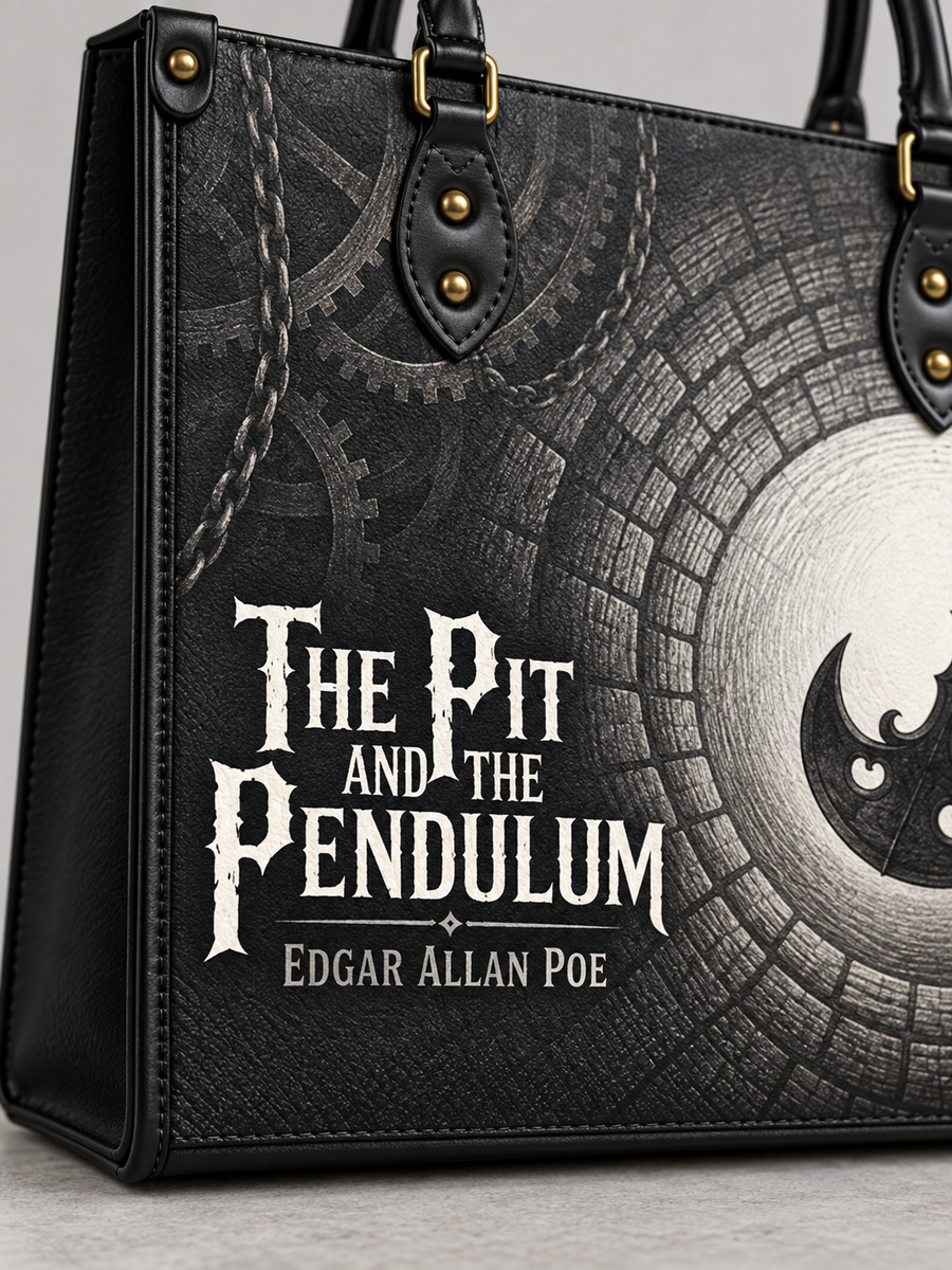 "The Pit And The Pendulum" Leather Handbag