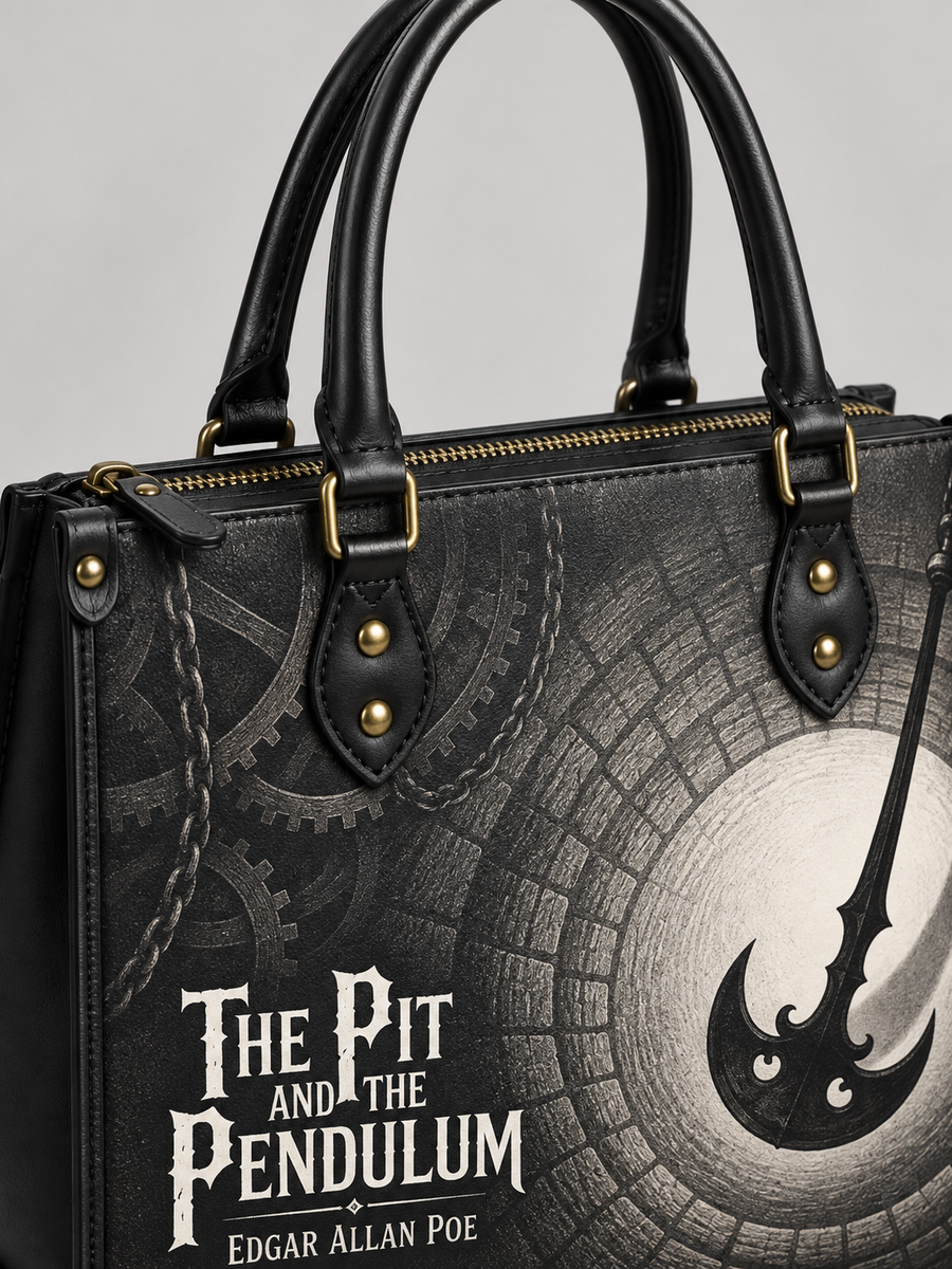 "The Pit And The Pendulum" Leather Handbag