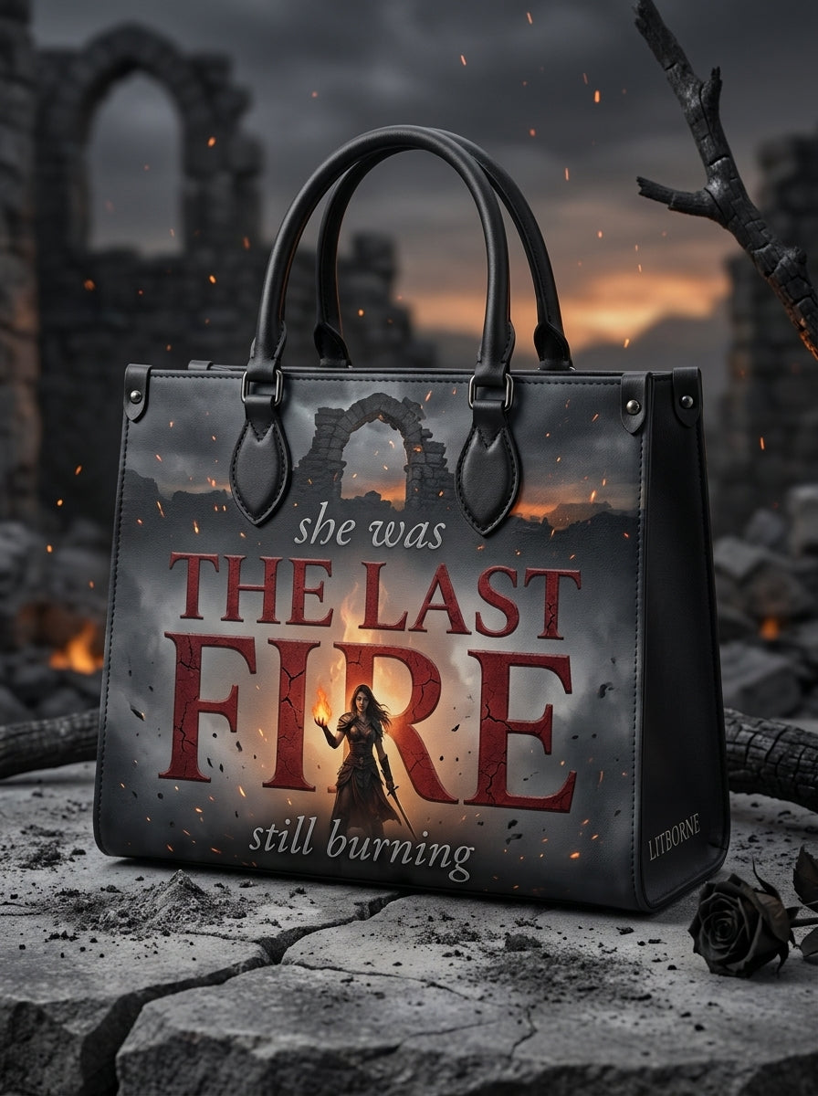 "The Last Fire (Still Burning)" Warrior Leather Handbag