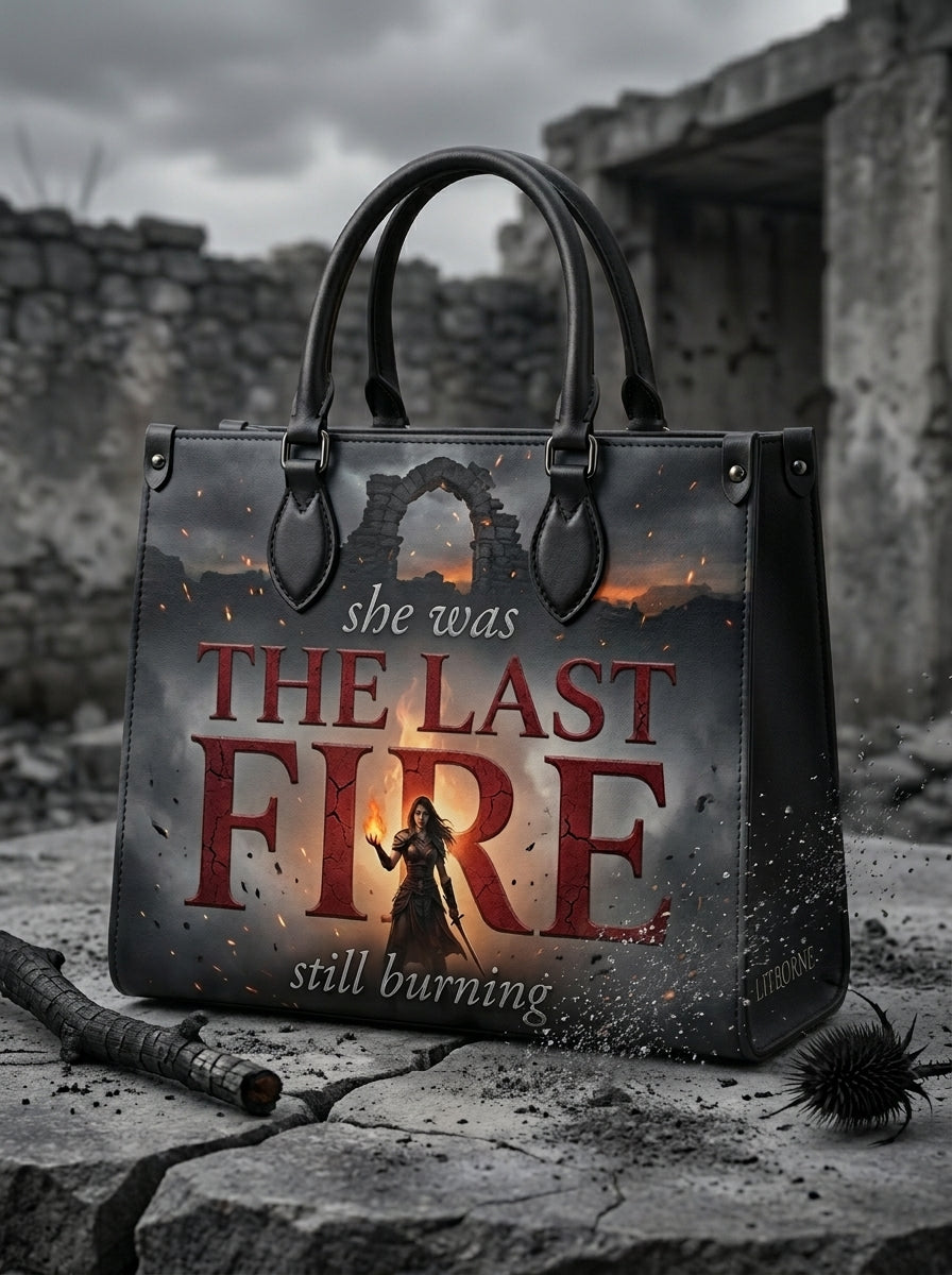"The Last Fire (Still Burning)" Warrior Leather Handbag