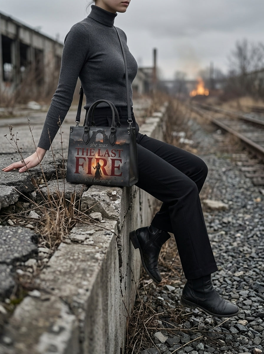 "The Last Fire (Still Burning)" Warrior Leather Handbag