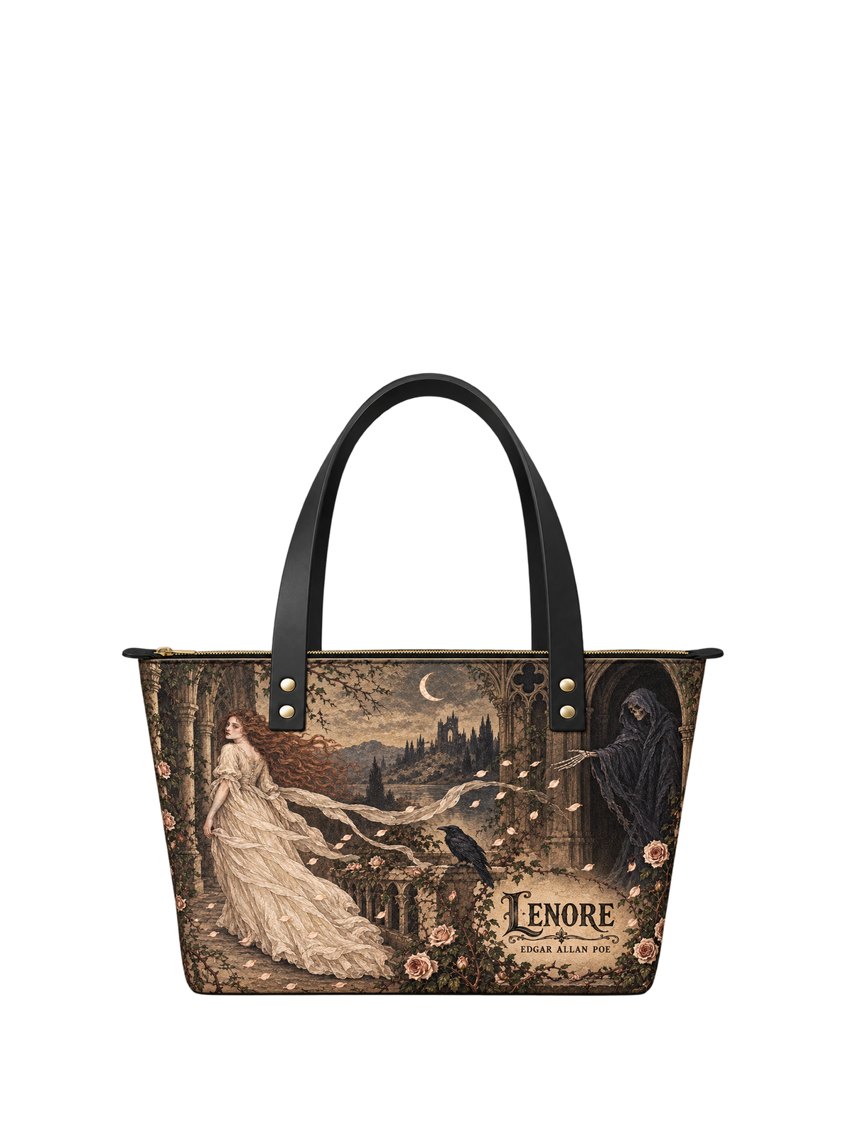 "Lenore" Leather Tote Bag