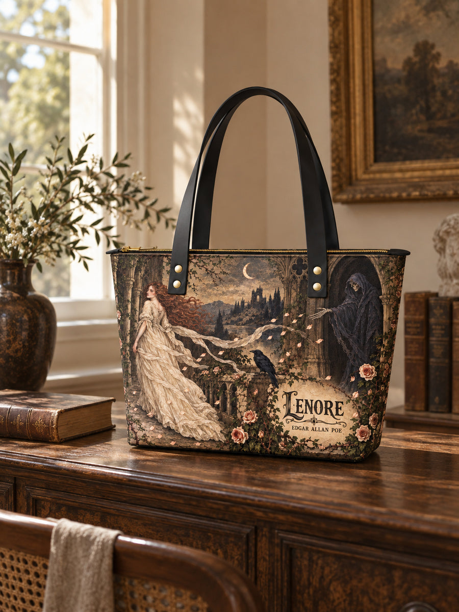 "Lenore" Leather Tote Bag