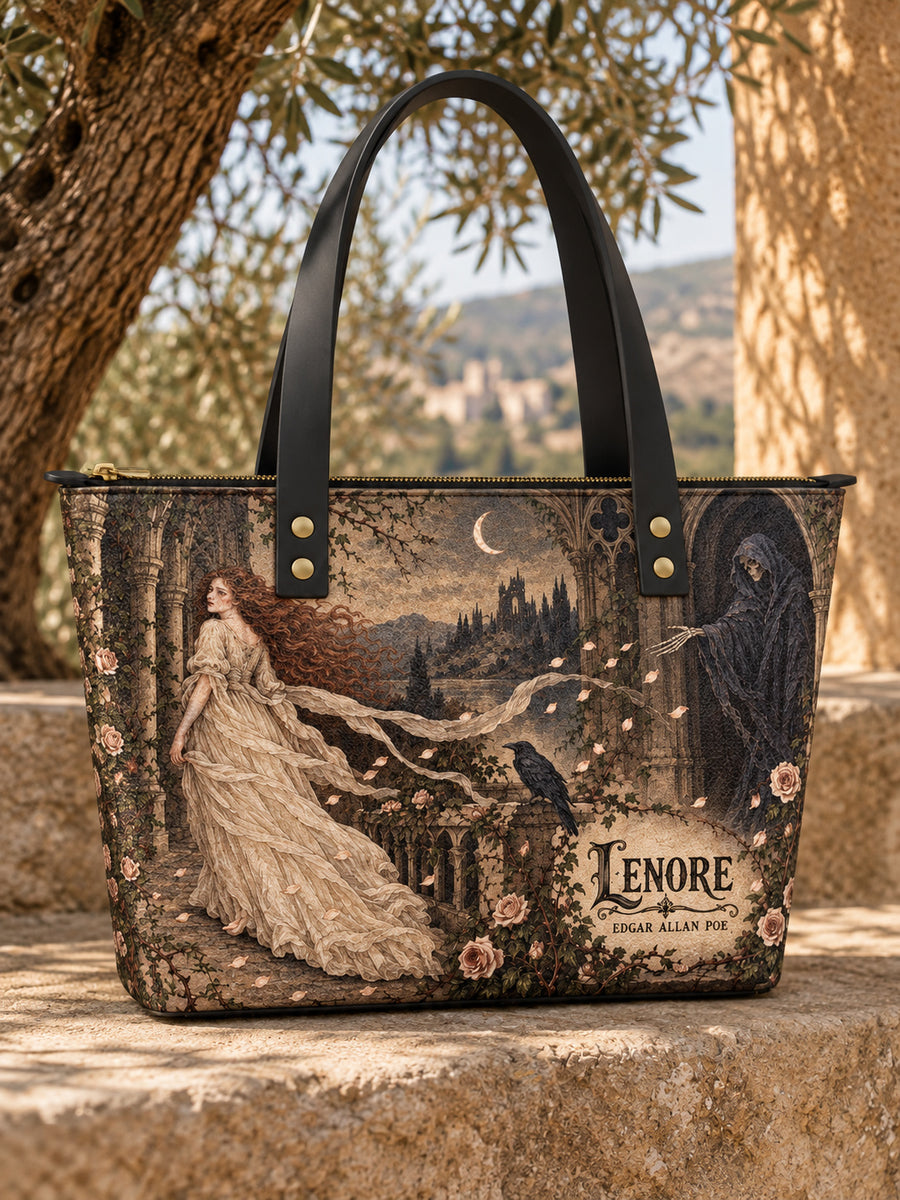 "Lenore" Leather Tote Bag