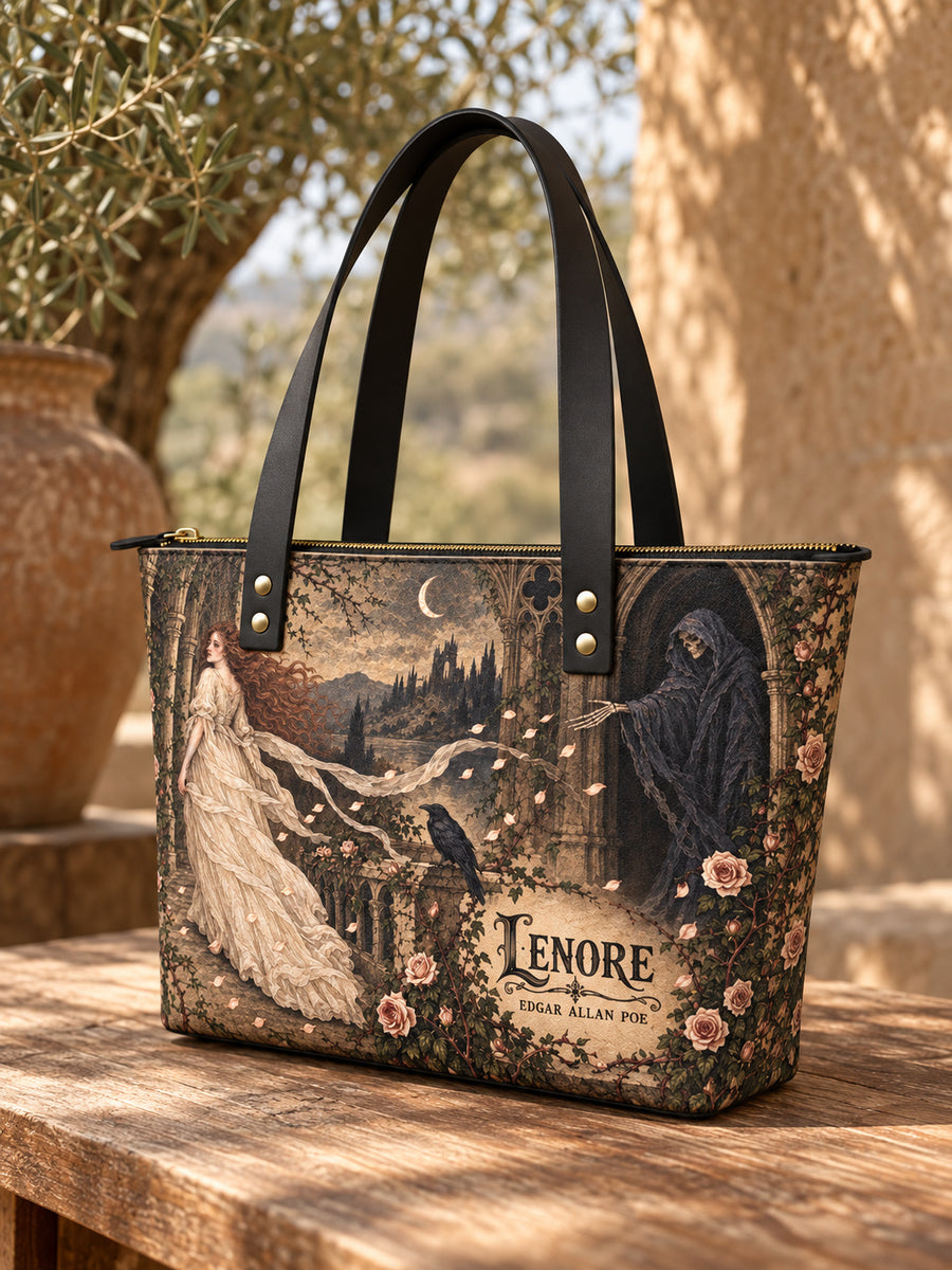 "Lenore" Leather Tote Bag