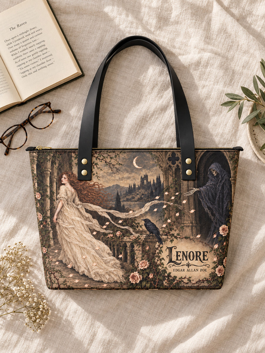"Lenore" Leather Tote Bag