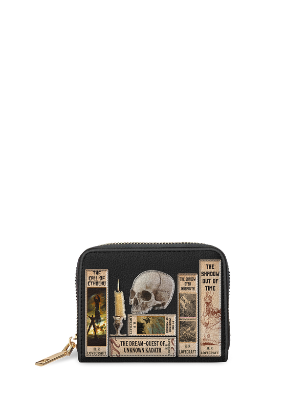 Lovecraftian Black Mini Wallet