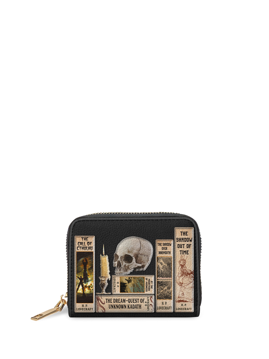 Lovecraftian Black Mini Wallet
