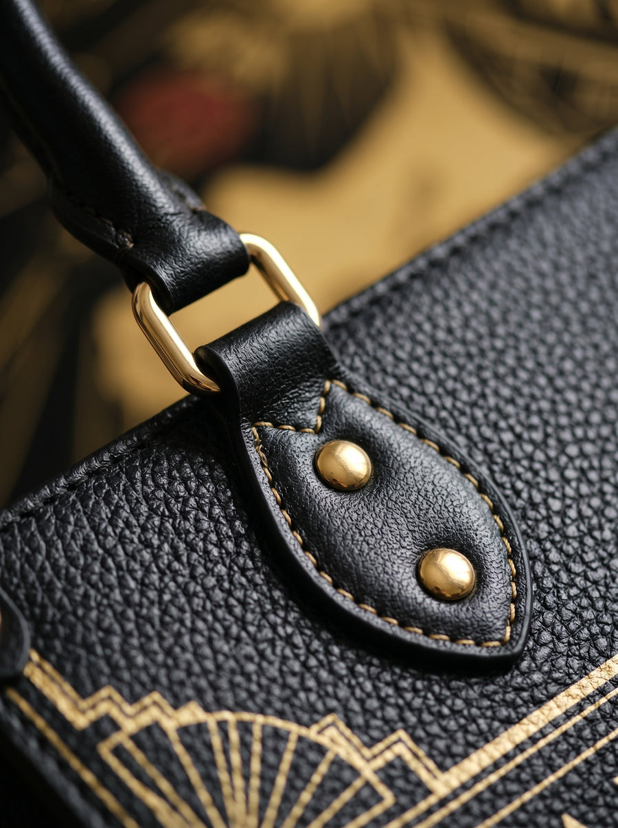“Sworn Enemies (Allegedly)” Deco Duel Leather Handbag