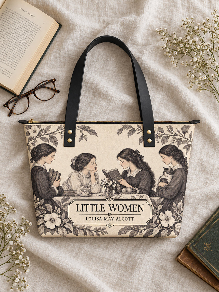 "Little Women" Leather Tote Bag