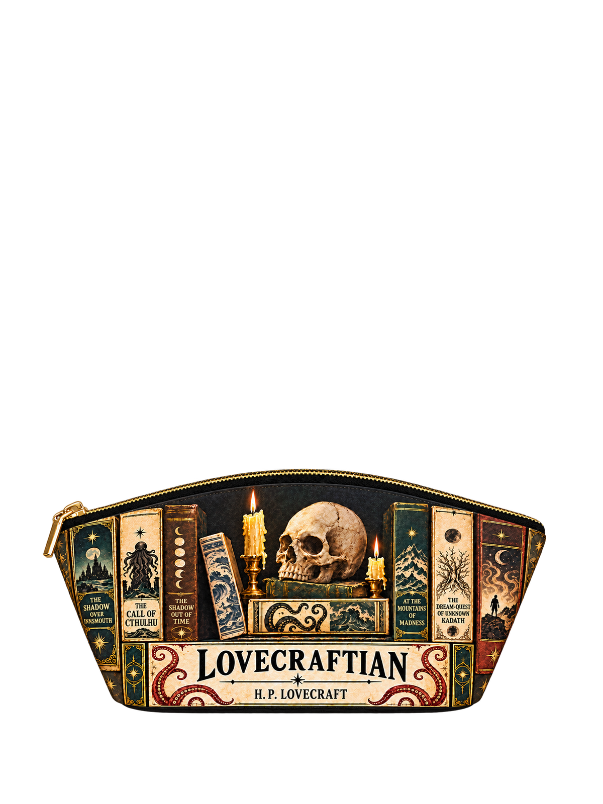 Lovecraftian Black Eclipse Makeup Bag