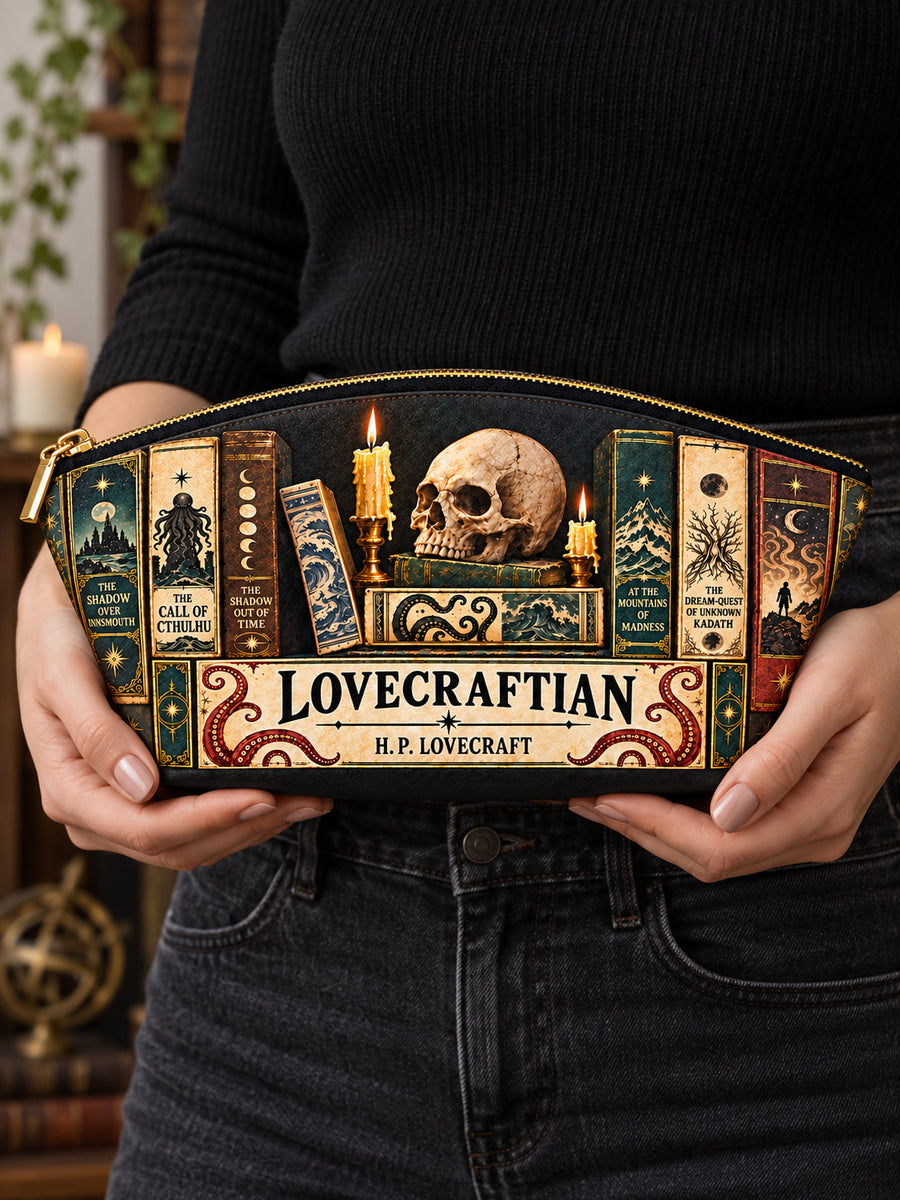 Lovecraftian Black Eclipse Makeup Bag