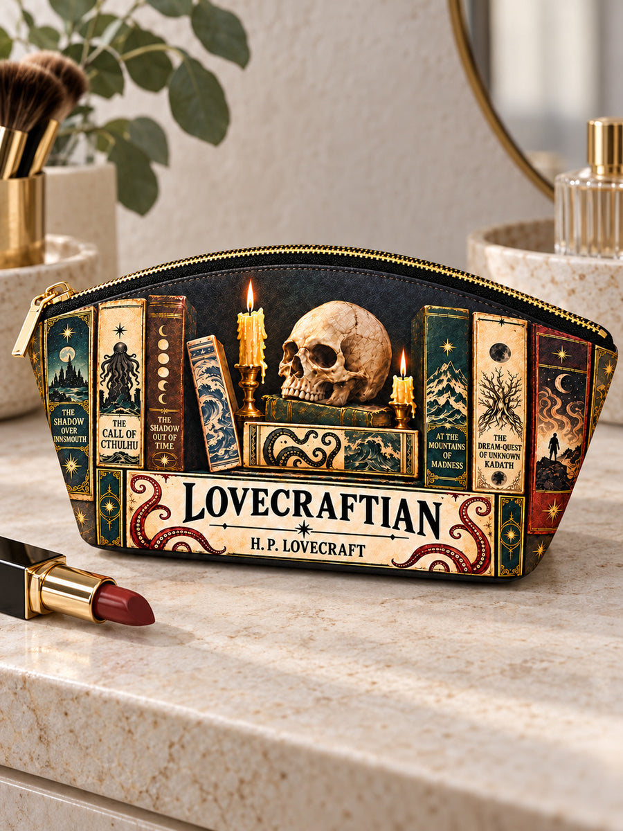 Lovecraftian Black Eclipse Makeup Bag