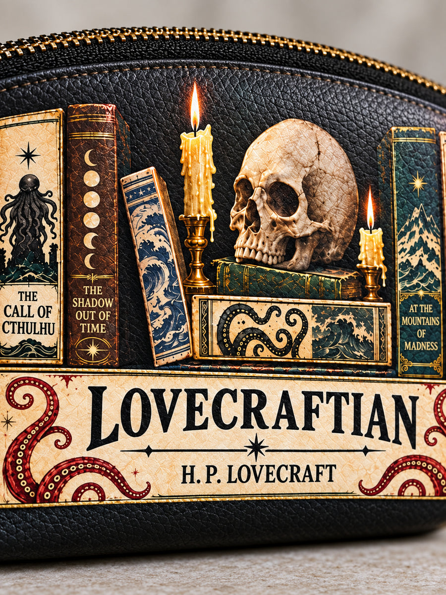 Lovecraftian Black Eclipse Makeup Bag