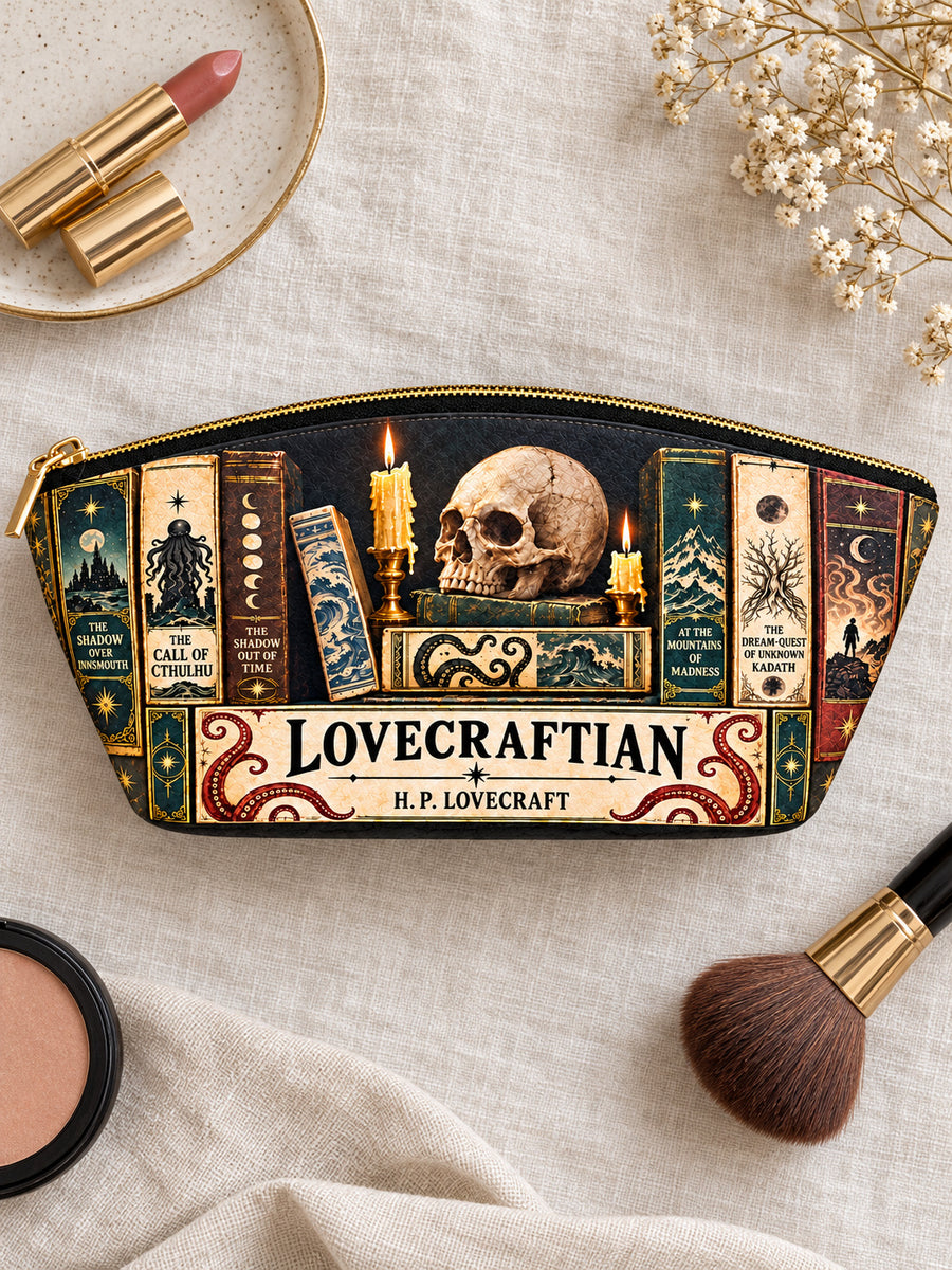 Lovecraftian Black Eclipse Makeup Bag