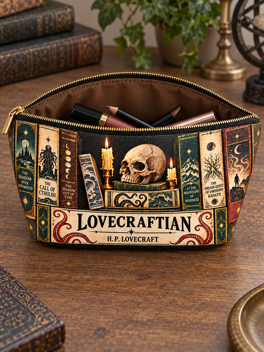 Lovecraftian Black Eclipse Makeup Bag