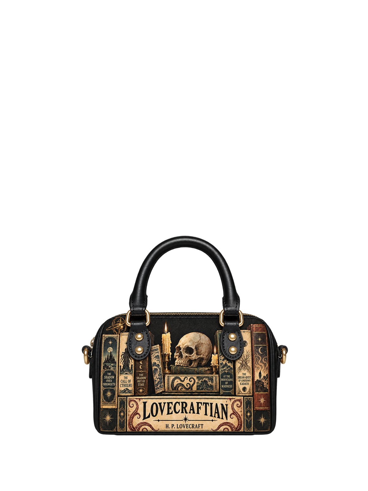 "Lovecraftian" Black Mini Satchel