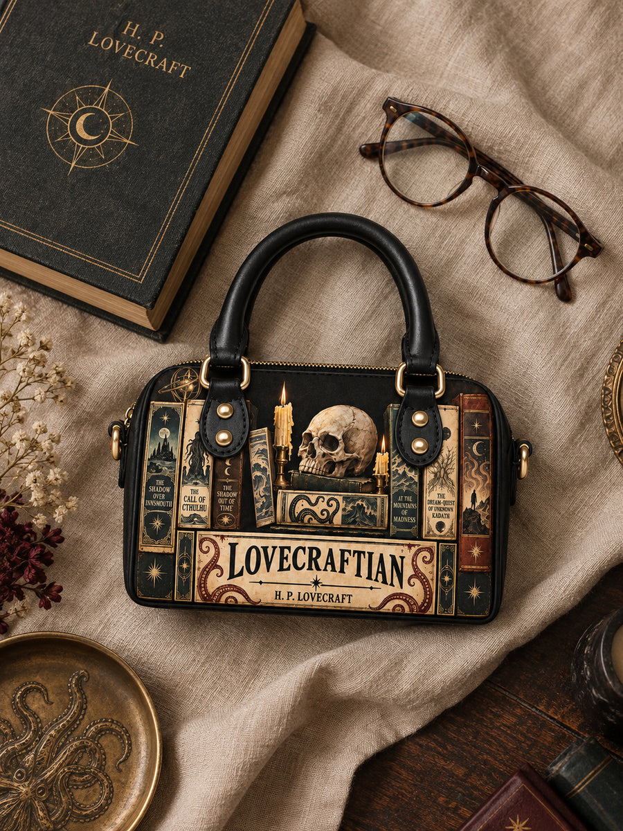 "Lovecraftian" Black Mini Satchel