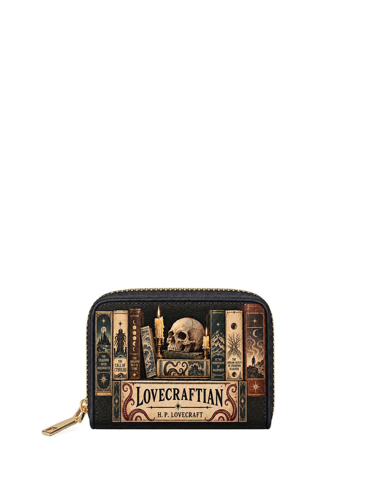 Lovecraftian Black Mini Wallet