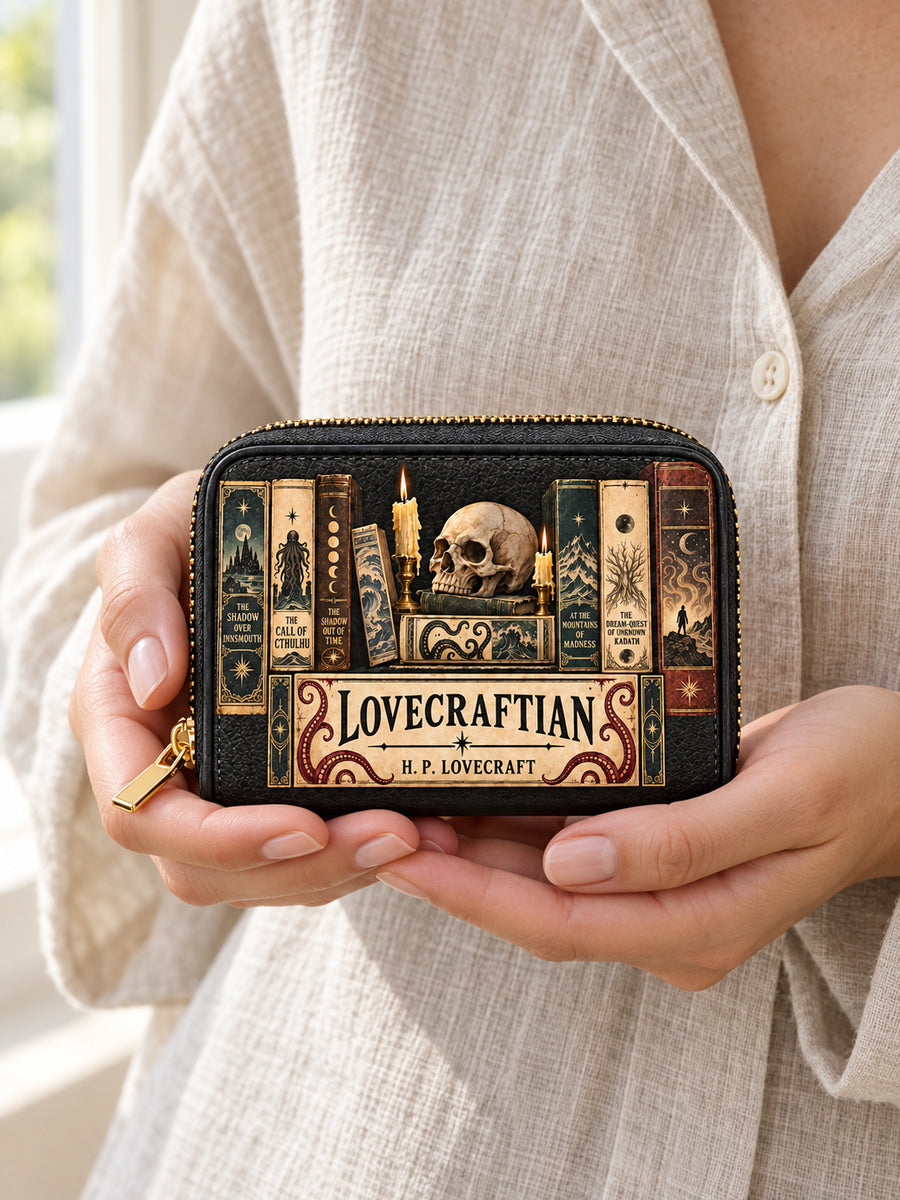 Lovecraftian Black Mini Wallet