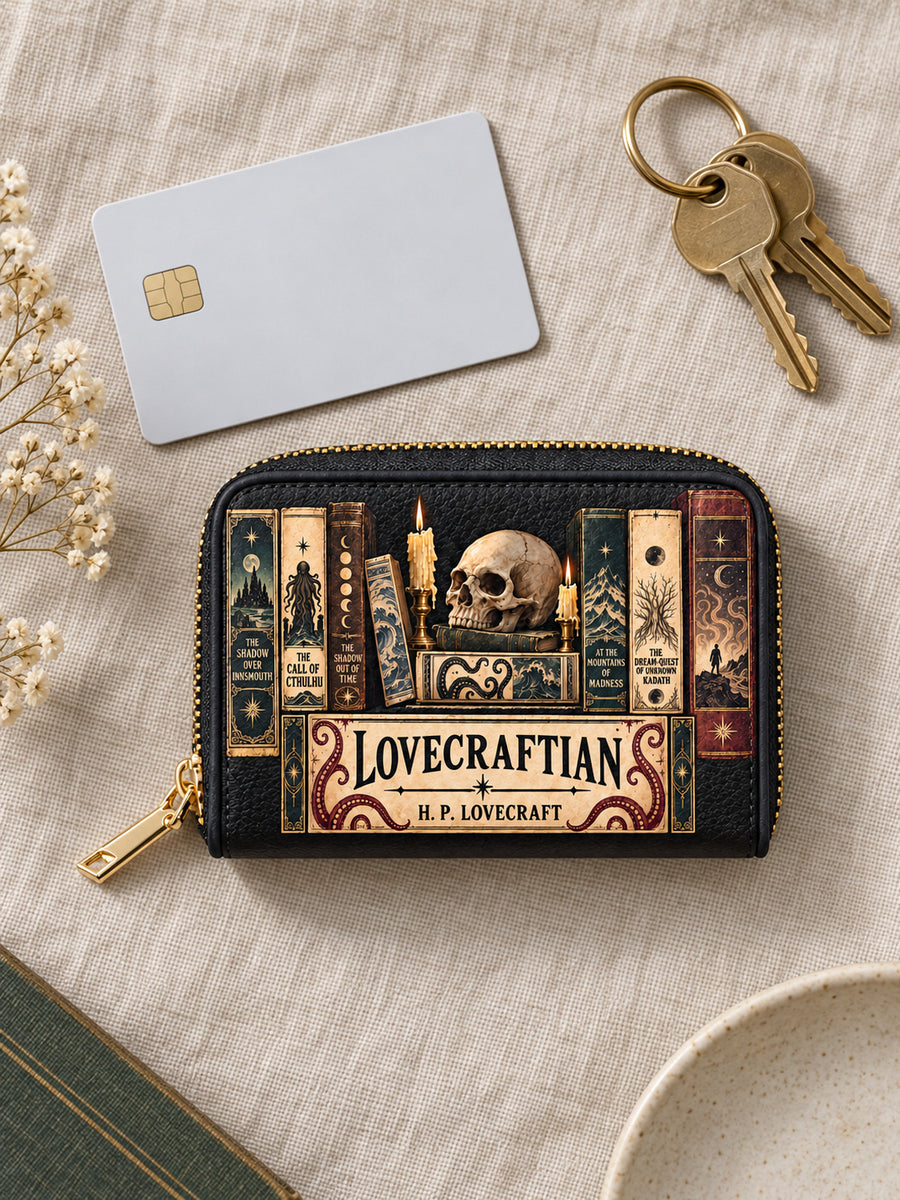 Lovecraftian Black Mini Wallet