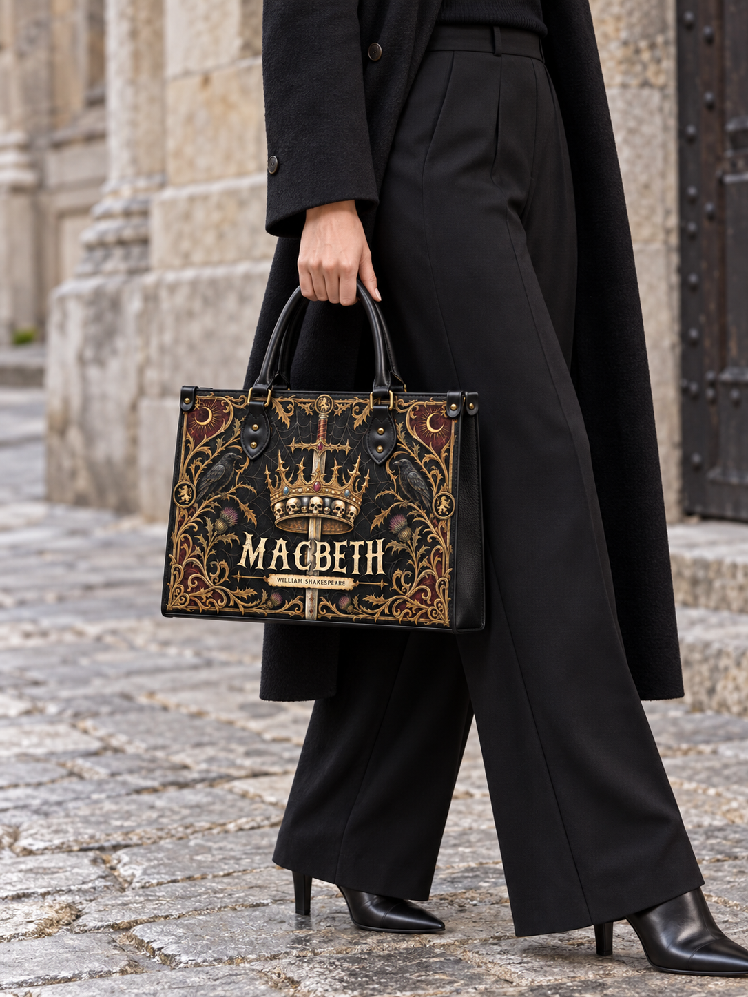 "Macbeth" Leather Handbag