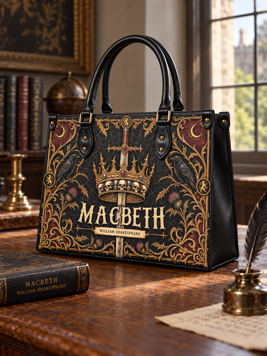 "Macbeth" Leather Handbag