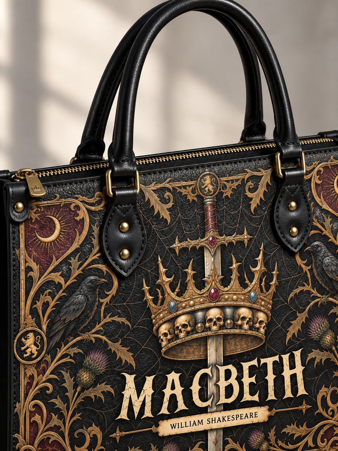 "Macbeth" Leather Handbag