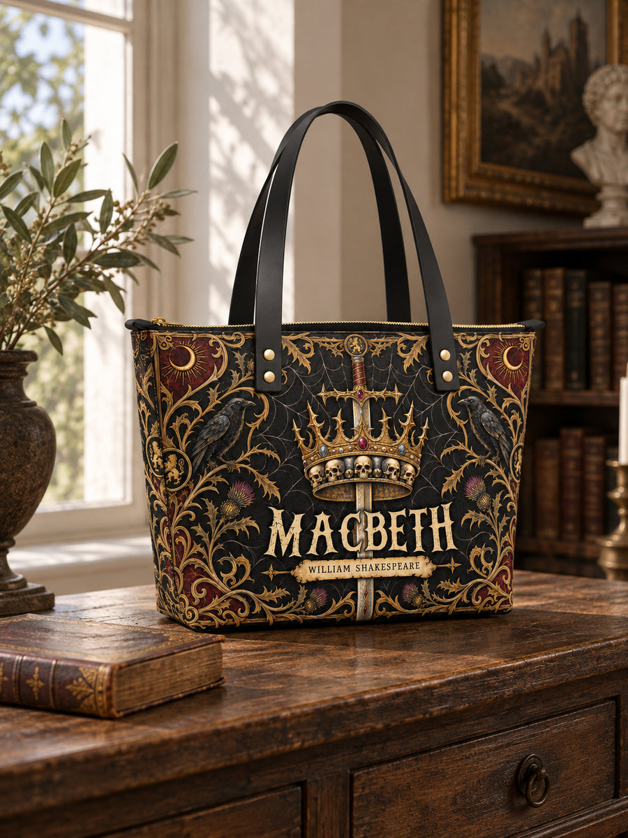 "Macbeth" Leather Tote Bag