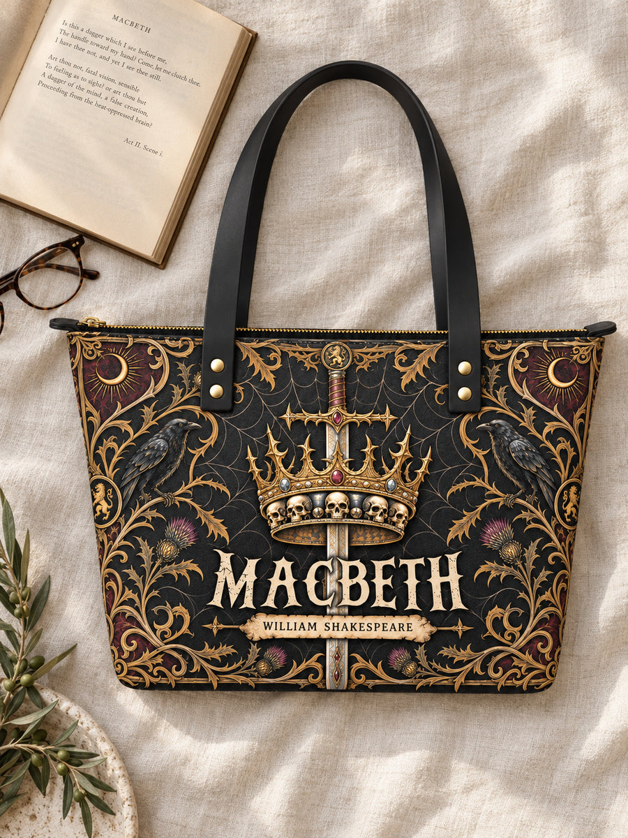 "Macbeth" Leather Tote Bag