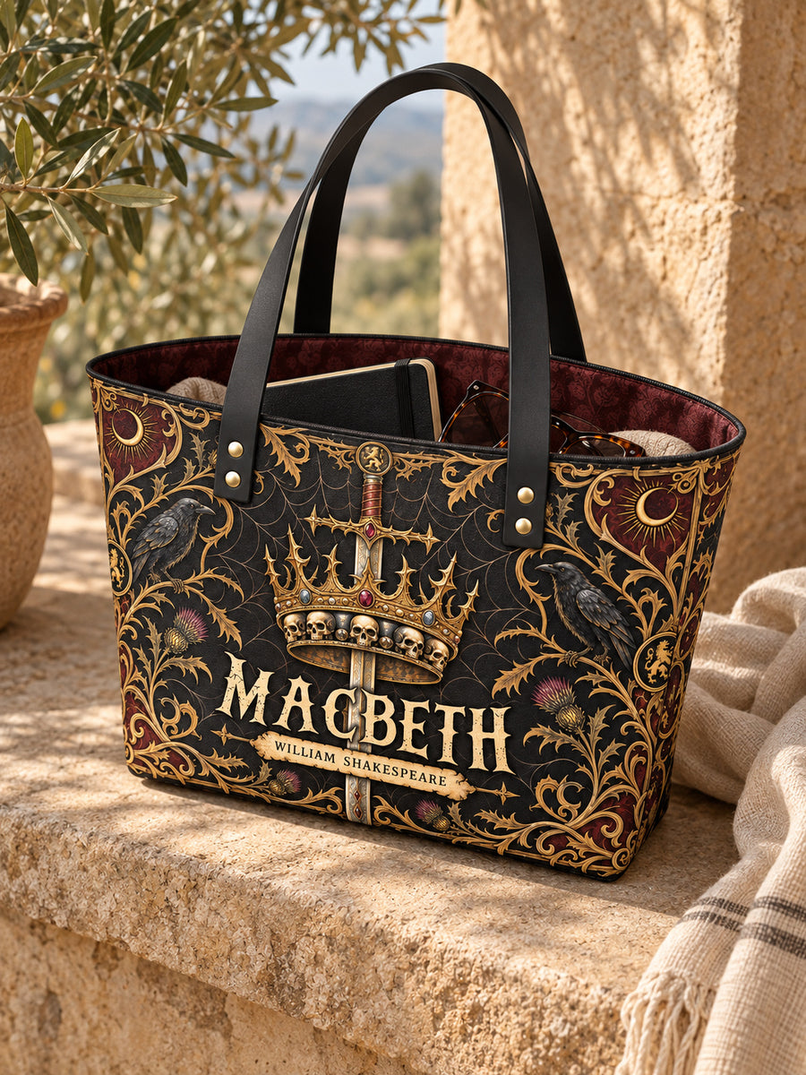 "Macbeth" Leather Tote Bag
