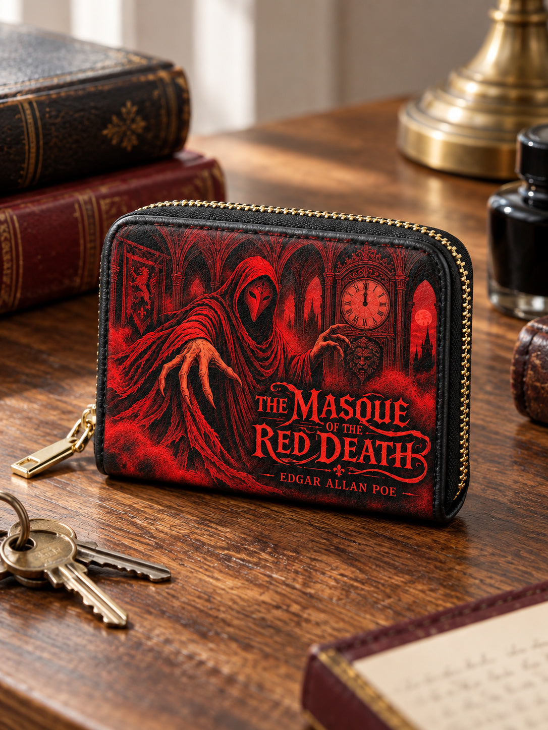 "The Masque Of The Red Death" Mini Wallet